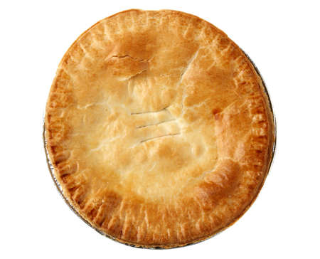 pie isolated on whiteの写真素材