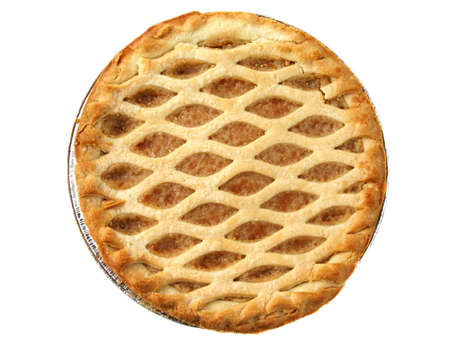 sugar pie isolated on white