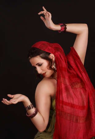 portrait of a beautiful womanの写真素材