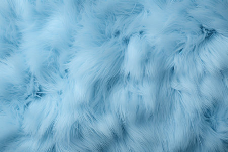 Blue fluffy fur texture backgroundの素材