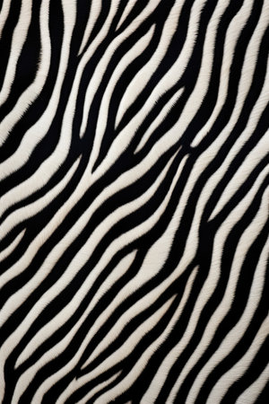 Zebra skin texture background close upの素材