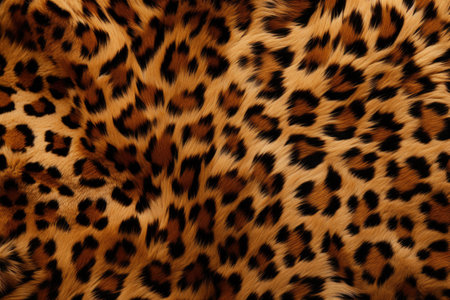 Leopard skin texture background close upの素材