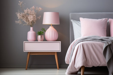Pink modern bedroom disignの素材
