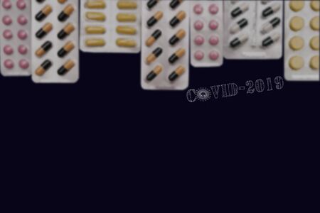 Pills against the virus Coronavirus or COVID-19 concept. Virus Pandemic Protection, Coronavirus...