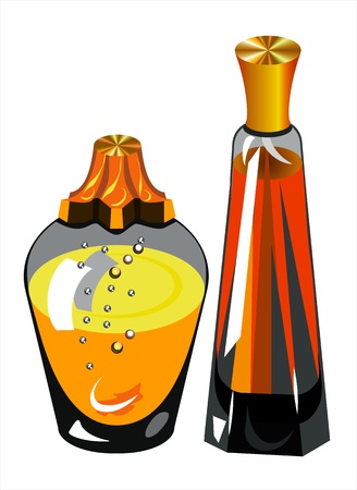 bottle of perfumeのイラスト素材