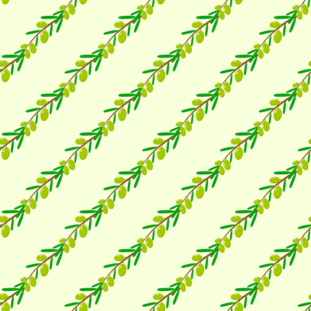 Vector seamless pattern of green olives.のイラスト素材
