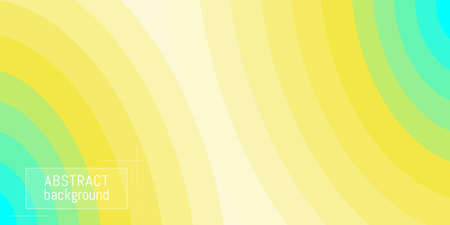 Abstract vector, yellow green background. Light gradient waves. Bright-colored.のイラスト素材