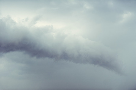 the birth of a whirlwind, a whirlwind in a stormy sky.