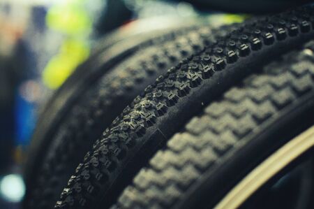 bicycle wheel. sale of spare parts and service.の写真素材