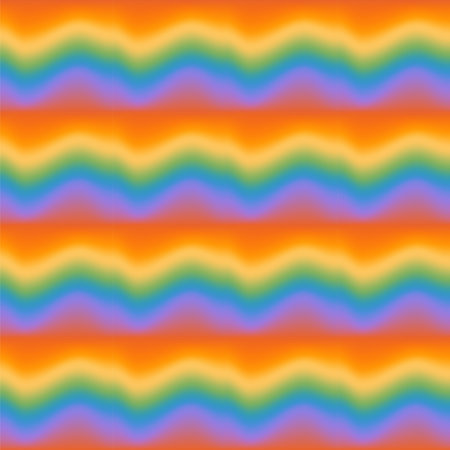 Wavy abstract gradient background seamless pattern, unfocused blurred rainbow color backdrop. Mesh vector illustration.のイラスト素材