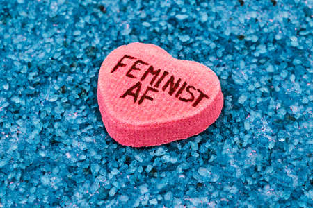 Support sign for girls all over the worldの写真素材