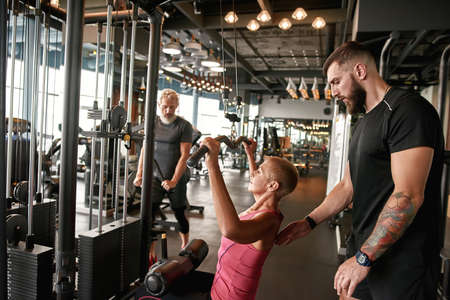 Age denying activities at gym for retired people