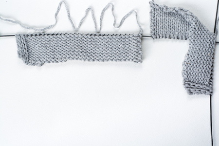 Knitting wool and knitting needles, sweaters , hendmade.
