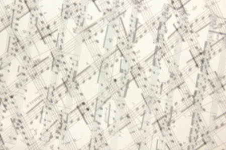 Music sheets background. Musical Notes. Top view. Background.の写真素材