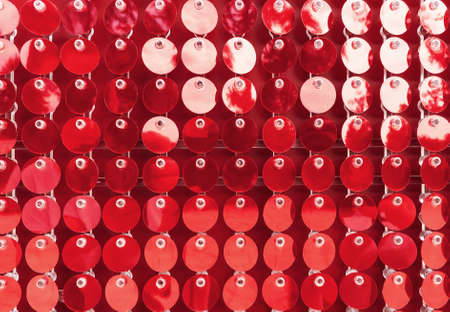 Abstract vintage red sequins background. Holiday party decoration. Modern design. Banner design....