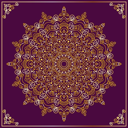 Invitation Card With Ornamentのイラスト素材