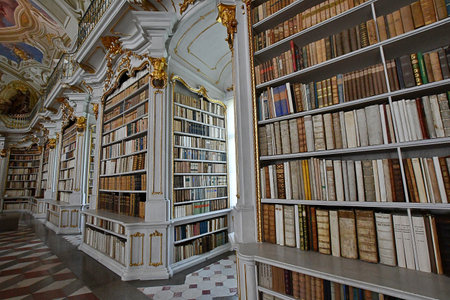 Admont 2022.07.01 - Benedictine monastery library - booksのeditorial素材