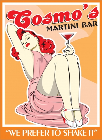 Pin Up Girlのイラスト素材