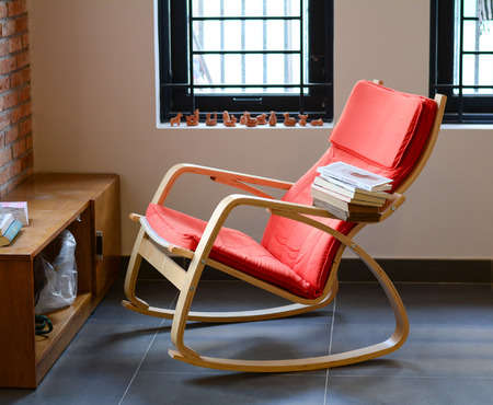 SAIGON, VIETNAM - FEB 28, 2015: Modern interior room with nice furniture inside in Ho Chi Minh city (Saigon), Vietnam.のeditorial素材