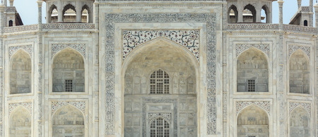 Taj Mahal in Agra, India. It is one of the worlds most celebrated structures and a symbol of Indias rich history.の写真素材