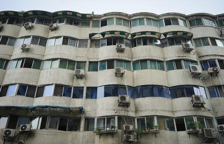 Chengdu, China - Aug 20, 2016. Apartment in Chengdu, China. Chengdu is one of the three most populous cities in Western China (the other two are Chongqing and Xian).のeditorial素材