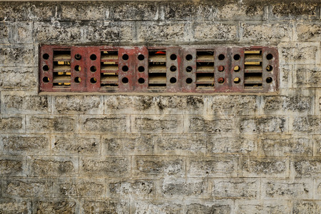 Ancient brick wall of a Buddhist temple in Bagan, Myanmar. Bagan is one of the world greatest archeological sites, a sight to rival Machu Picchu or Angkor Wat.の写真素材