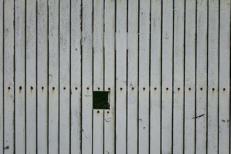 Wooden wall of a rural house in Port Louis, Mauritius.の写真素材