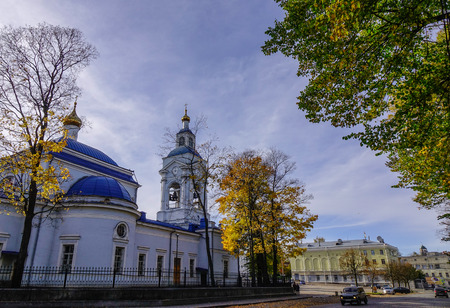 Vyborg, Russia - Oct 6, 2016. View of an old church in Vyborg, Russia. Vyborg stands at the head of Vyborg Bay of the Gulf of Finland, 113 km northwest of St. Petersburg.のeditorial素材