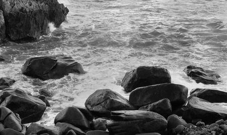 Rocks with the sea of South Coast of Vietnam.