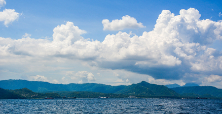 Beautiful sea at summer day on Lombok Island, Indonesia.の写真素材