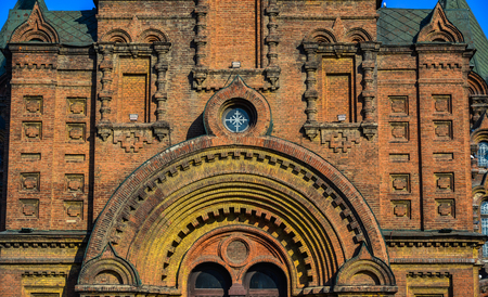 The Byzantine architecture of Sofia Church in Harbin, China. It is the largest Nicolas Church in the Far East area.の写真素材