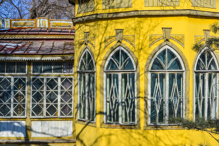 Old building at ancient town in sunny day.の写真素材