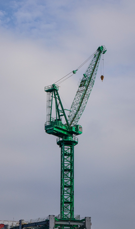 Taipei, Taiwan - Dec 23, 2015. Construction site in Taipei, Taiwan. Taipei City is widely regarded as the political, economic, and cultural center of Taiwan.のeditorial素材