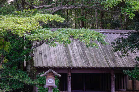 Part of Ise Shrine (Ise Jingu) in Nagoya, Japan. The Shrine is Japan most sacred Shinto shrine and dates back to the 3rd Century.のeditorial素材