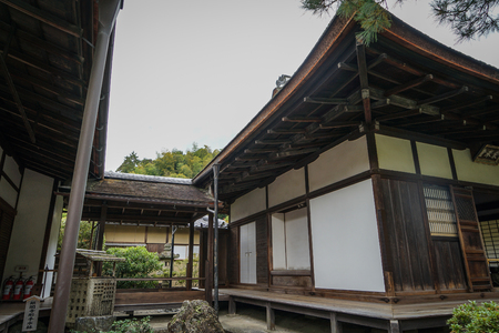 Kyoto, Japan - Nov 20, 2016. Ancient wooden buildings located at Old Town in Kyoto, Japan.のeditorial素材
