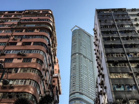 Taipei, Taiwan - Jan 5, 2016. Cityscape of Taipei, Taiwan. Taipei is a modern metropolis with Japanese colonial lanes, busy shopping streets and contemporary buildings.のeditorial素材