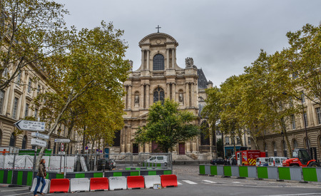 Paris, France - Oct 2, 2018. Cityscape of Paris, France. Paris was ranked as the third most visited travel destination in the world in 2017.のeditorial素材