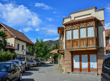 Mtskheta, Georgia - Sep 26, 2018. Old buildings of Mtskheta, Georgia. One of the oldest cities of...