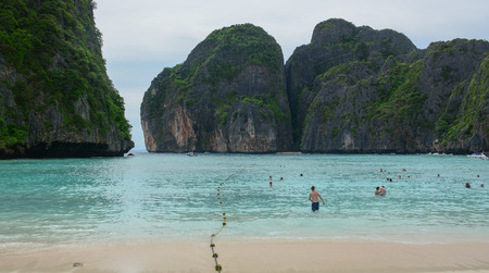 Phuket, Thailand - Jun 20, 2016. Seascape of Phuket Island, Thailand. Phuket is 48 km in length, 21 km at its widest, on the west-facing Andaman Sea coastline.のeditorial素材