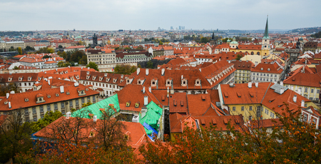 View of Old Praha (Prague), Czech. Prague is one of Europe most charming, colorful and beautiful cities.のeditorial素材