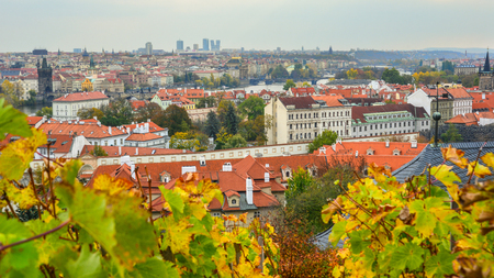 View of Old Praha (Prague), Czech. Prague is one of Europe most charming, colorful and beautiful cities.のeditorial素材