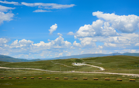 Mountain scenery of Garze Tibetan Autonomous Prefecture, Sichuan, China.のeditorial素材
