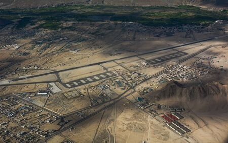 Mountain scenery of Ladakh, India. Ladakh has the culture and history are closely related to that of Tibet.の写真素材