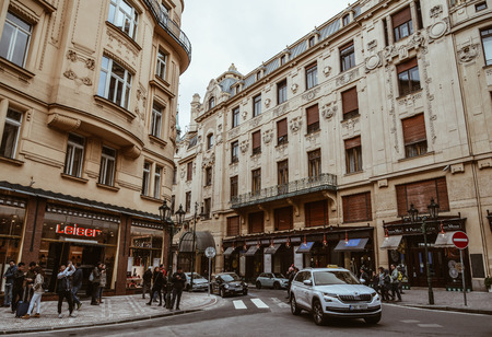 Prague, Czech - Oct 23, 2018. Cityscape of Old Praha (Prague), Czech. Prague is one of Europe most charming, colorful and beautiful cities.のeditorial素材