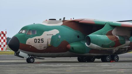 Saitama, Japan - Nov 3, 2019. Kawasaki C-1 Transport of Air Self Defence Force (JASDF) docking for...