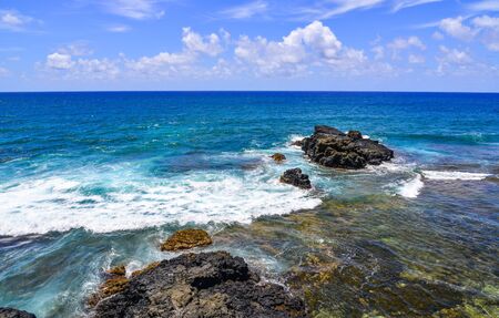 Beautiful seascape of Mauritius Island. Mauritius is one of the best destinations,  known for its...