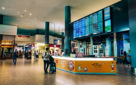 Kuala Lumpur, Malaysia - Jan 16, 2017. Departure Hall of Kuala Lumpur Airport (KLIA). KLIA is the...