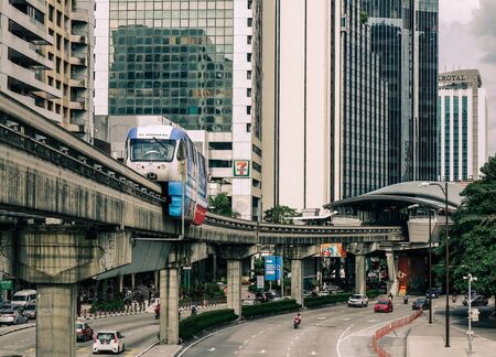 KL, Malaysia - Jan 16, 2017. Cityscape of Kuala Lumpur, Malaysia. Kuala Lumpur is the cultural,...