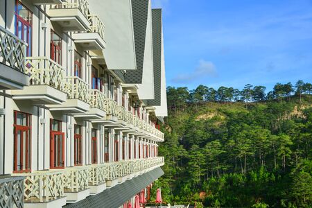 Dalat, Vietnam - Aug 18, 2017. Mountain resort in Dalat, Vietnam. Da Lat is a popular tourist destination, located 1500m above sea level.のeditorial素材