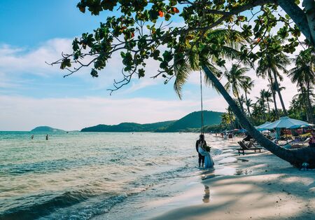 Phu Quoc, Vietnam - Dec 7, 2017. Beautiful seascape of Phu Quoc Island, Vietnam. Phu Quoc is one of...